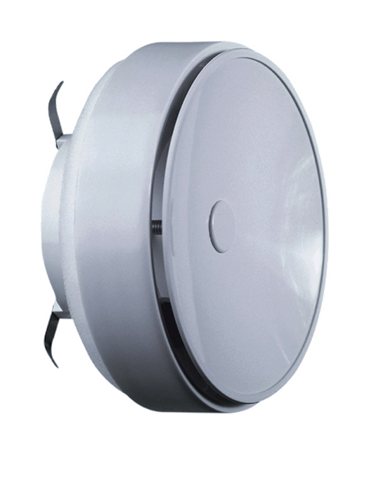 Toevoerrooster 180 gr. d=125mm RAL 9010 - wit